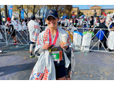 Erin Moran at Philadelphia Marathon